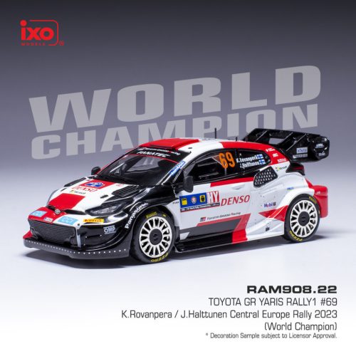 Ixo-Models - 1:43 Toyota GR Yaris Rally1 #69, Rovanperä/Halttunen, Central European Rally 2023 (World Champion) - IXO