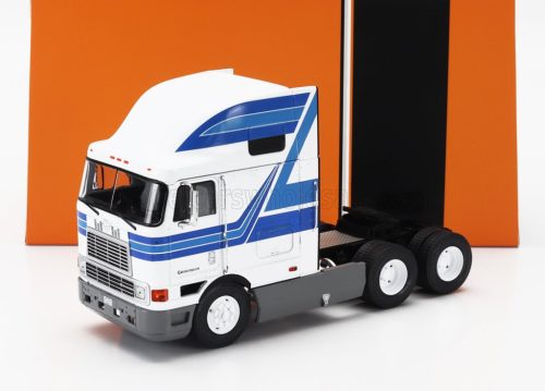 Ixo-Models - INTERNATIONAL EAGLE CABOVER TRACTOR TRUCK 3-ASSI 1995 WHITE BLUE