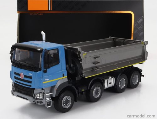 Ixomodels - Tatra Phoenix Euro 6 8X8 Truck Tipper Cassone Ribaltabile 4-Assi 2016 Blue Silver