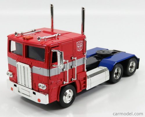 Jada - Peterbilt 352 Tractor Truck 3-Assi 1979 - Optimus Prime Transformers Iv L'Era Dell'Estinzione - Movie 2014 Red Blue