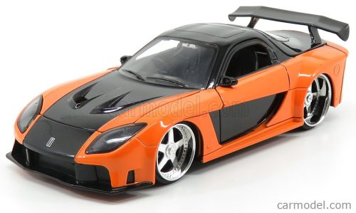 Jada - Mazda Han'S Rx-7 Coupe 1997 - Fast & Furious Iii Tokyo Drift (2006) Orange Black