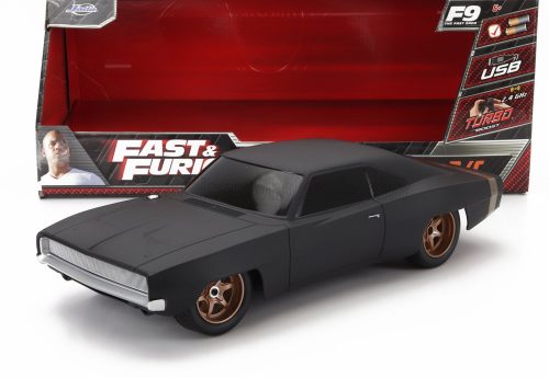 Jada - DODGE DOM'S DODGE CHARGER R/T 1968 - FAST & FURIOUS 9 MATT BLACK