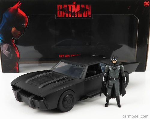 Jada - Batman Batmobile With Figure 2022 - The Batman Movie Matt Black