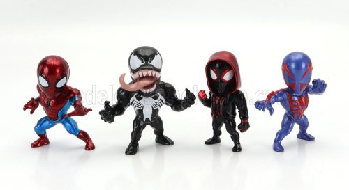 Jada - FIGURES SET 4X AVENGERS - SPIDER MAN - MILES MORALES - SPIDERMAN 2099 - VENOM - CM. 6.0 VARIOUS