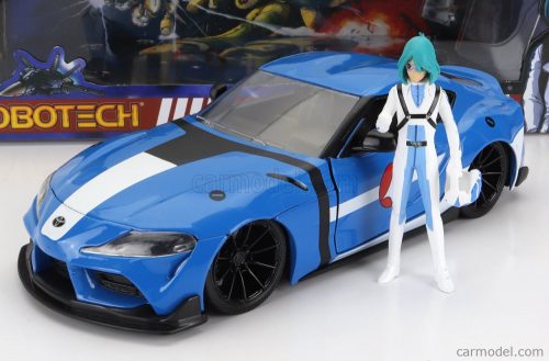 Jada - Toyota Supra With Max Sterling Figure Robotech 2020 Light Blue White