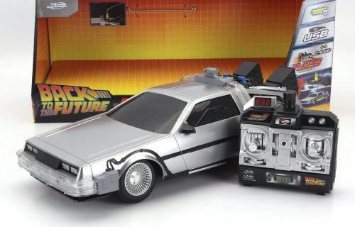 Jada - DE LOREAN TIME MACHINE - BACK TO THE FUTURE 1 - RITORNO AL FUTURO 1 SILVER