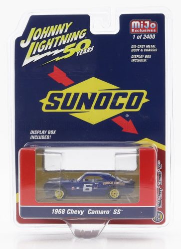 Johnny Lightning - CHEVROLET CAMARO SS N 6 SUNOCO 1968 BLUE YELLOW