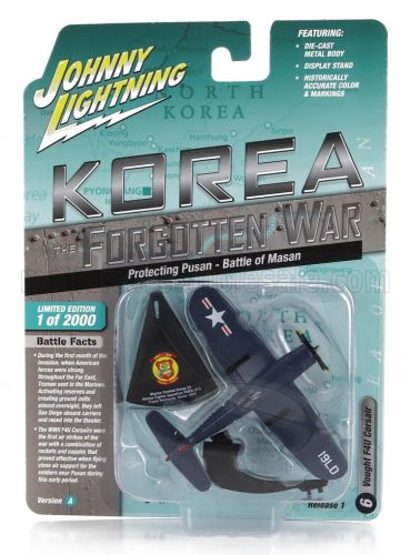 Johnny Lightning - CHANCE VOUGHT CORSAIR F4U1A MILITARY AIRPLANE 1942 BLUE