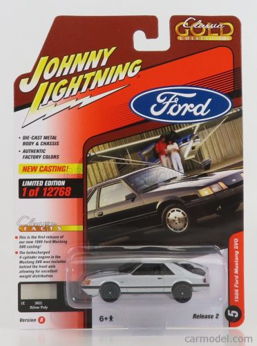 Johnny Lightning - Ford Usa Mustang Svo Coupe 1986 Silver