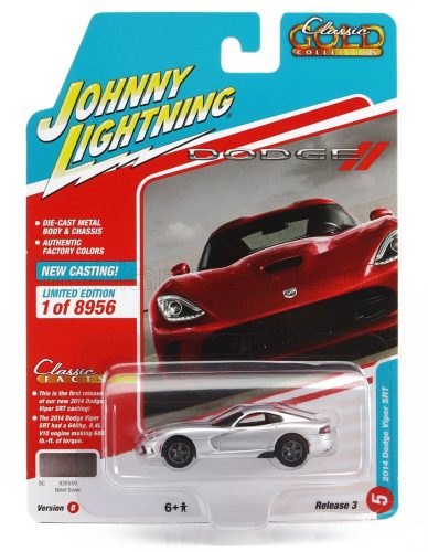 Johnny Lightning - DODGE VIPER 2014 SILVER