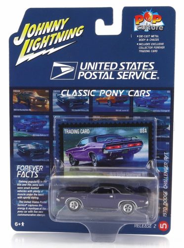 Johnny Lightning - DODGE CHALLENGER R/T COUPE 1970 PURPLE