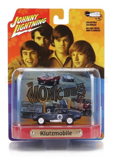 Johnny Lightning - FORD USA SHELBY COBRA 1966 - KLUTZMOBILE - THE MONKEES BLUE WHITE