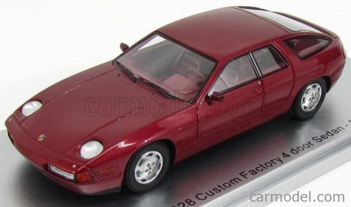 Kess-Model - Porsche 928 Custom Factory 4-Door Sedan 1986 Red Met