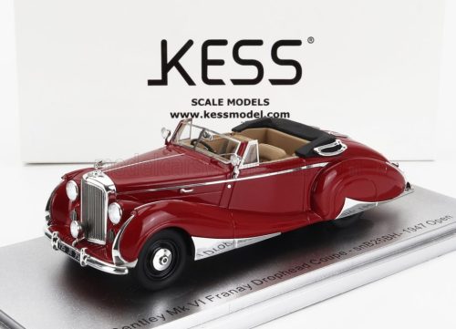 Kess Models - BENTLEY MKVI FRANAY snB26BH DROPHEAD COUPE CABRIOLET OPEN 1947 RED