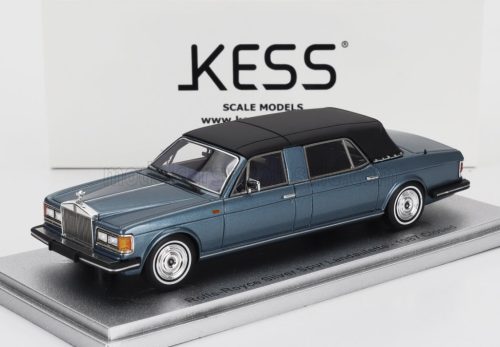 Kess Models - ROLLS ROYCE SILVER SPUR LANDAULETTE SEMICOVERTIBLE CLOSED 1987 BLUE MET BLACK