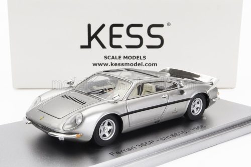 Kess Models - FERRARI 365P BERLINETTA SPECIALE - 3 SEATS - 3 POSTI - 1966 - PERSONAL CAR GIANNI AGNELLI SILVER