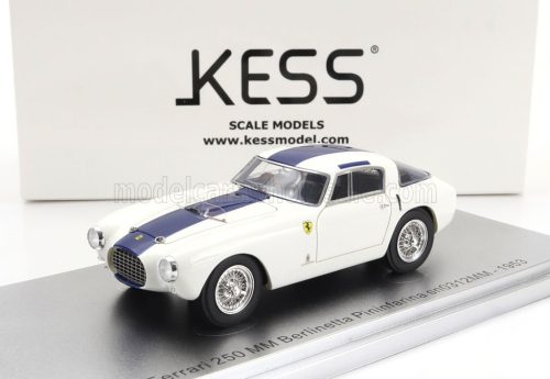 Kess Models - FERRARI 250MM sn0312MM BERLINETTA PININFARINA 1953 WHITE BLUE