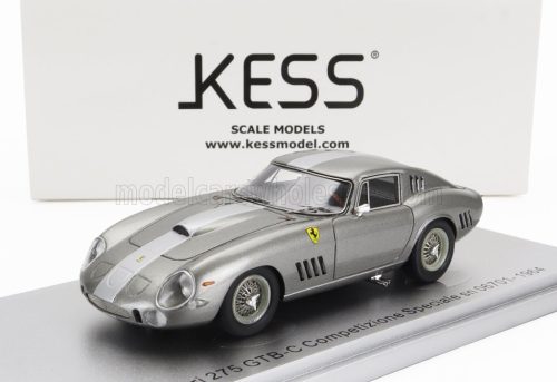 Kess Models - FERRARI 275 GTB/C sn.06701 COMPETIZIONE SPECIALE 1964 GREY MET SILVER