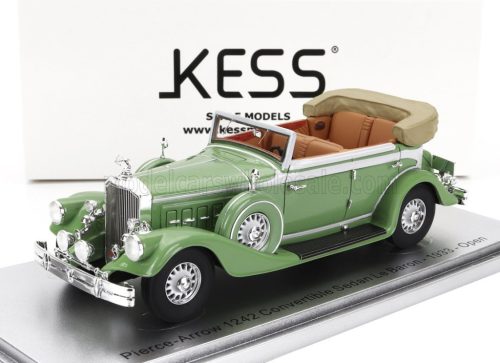 Kess Models - PIERCE ARROW 124 CONVERTIBLE BERLINE SEDAN LE BARON OPEN 1933 LIGHT GREEN