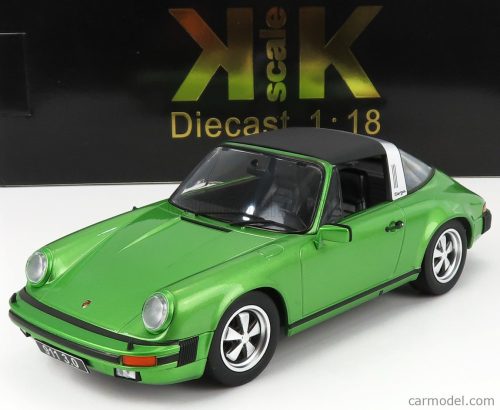 Kk-Scale - Porsche 911 Carrera 3.0 Targa 1977 Green Met