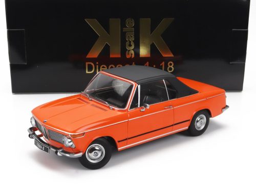 KK-Scale - BMW 1600-2 CABRIOLET 1968 - WITH REMOVABLE SOFT-TOP ORANGE