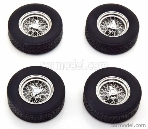 Kk-Scale - Accessories Set 4X Complete Wheels - Set 4X Cerchi A Raggi Black Chrome