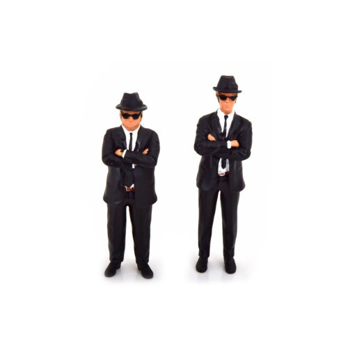 Kkscale - 1:18 Figurine Set - Jake Und Elwood (Car Not Included) (1:18)