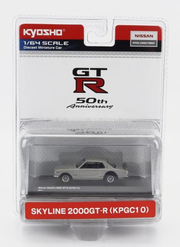 Kyosho - NISSAN SKYLINE 2000 GT-R (KPGC10) 1969 SILVER