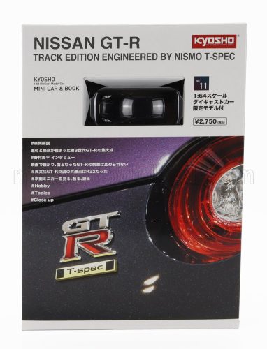 Kyosho - NISSAN GT-R (R35) TRACK EDITION ENGINEERED BY NISMO T-SPEC COUPE 2022 BLACK