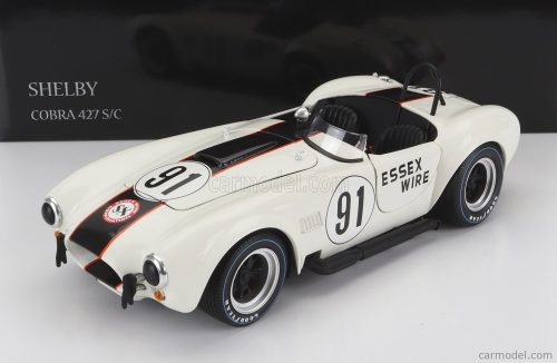 Kyosho - Ford Usa Shelby Cobra 427 S/C Spider Essex Wire N 91 500Km Bridgehampton 1965 S.Scott White