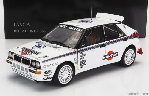 Kyosho - Lancia Delta Hf Integrale Evoluzione Martini Racing N 0 Test Car Rally Season 1992 White Blue Red