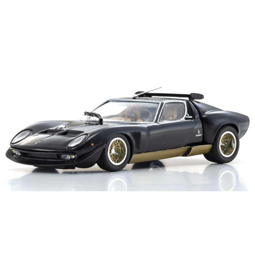 Kyosho - 1:43 Lamborghini Miura Svr - 1970 - Black/Gold