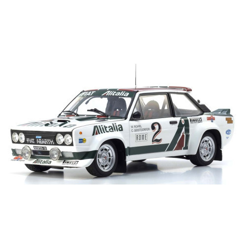 Kyosho - 1:18 Fiat 131 Abarth - 1978 - Roehrl/Geistdoerfer - Rally Monte Carlo #2 (08376G)