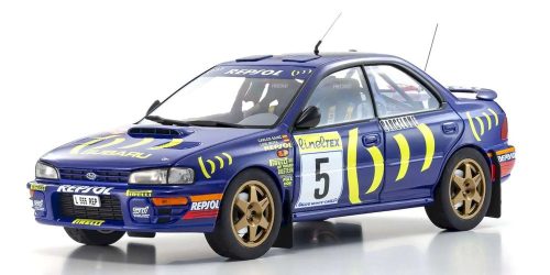 Kyosho - 1:18 SUBARU IMPREZA - SAINZ/MOYA - #5 WINNER MONTE CARLO 1995 (08962B) - KYOSHO