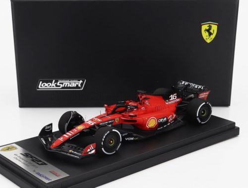 LookSmart - FERRARI F1  SF-23 TEAM SCUDERIA FERRARI N 16 4th SINGAPORE GP 2023 CHARLES LECLERC RED BLACK