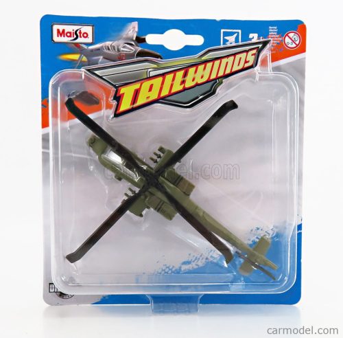 Maisto - Hughes Ah-64 Apache Helicopter 1975 Military Green