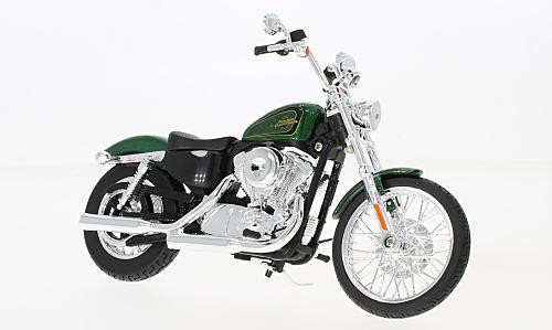 Maisto - Maisto, Harley Davidson XL 1200V Seventy-Two, grün, 2013, 1:12