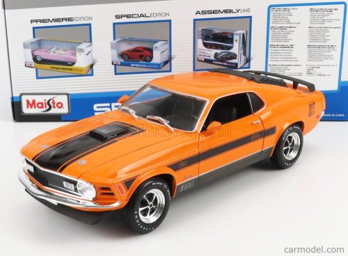 Maisto - Ford Usa Mustang Mach-1 Coupe 1970 Orange