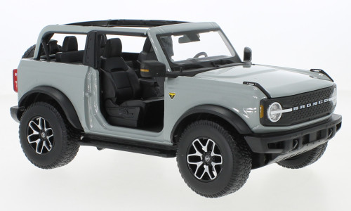 Maisto - Maisto, Ford Bronco Badlands, hellgrau, 2021, 1:18