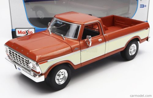 Maisto - Ford Usa F-150 Pick-Up 1979 Brown White