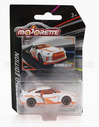 Majorette - NISSAN SKYLINE GT-R (R35) COUPE 2009 WHITE ORANGE