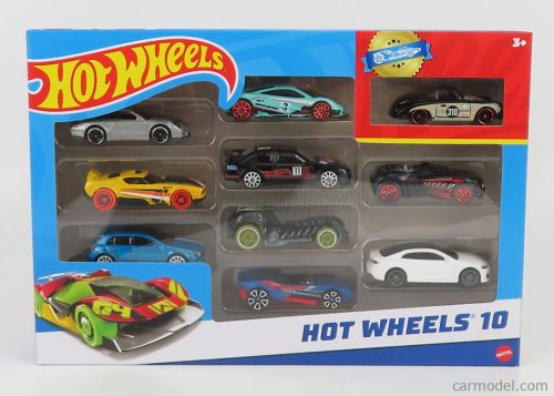 Mattel Hot Wheels - Ford England Set Assortment 10 Pieces Race Car Various