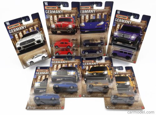 Mattel Hot Wheels - Mercedes Benz Set Assortment 10 Pieces Best Of Germany Various