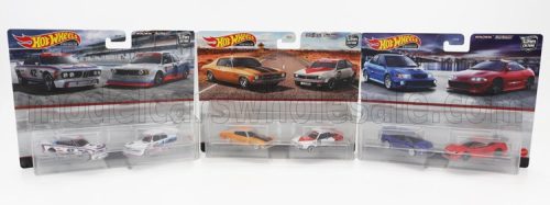 Mattel Hot Wheels - HOLDEN 2X MONARO GTS 1973 & TORANA A9X 1977 + 3X BMW 3-SERIES 320 Gr.5 & BMW 3.0 CSL 1973 + 3X MITSUBISHI ECLIPSE 1995 & LANCER EVO VI 1995 VARIOUS