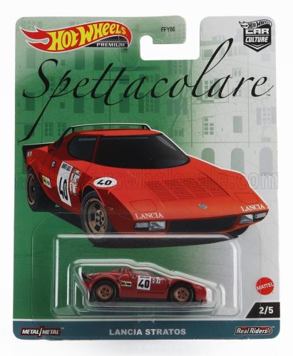 Mattel Hot Wheels - LANCIA STRATOS N 40 1974 RED