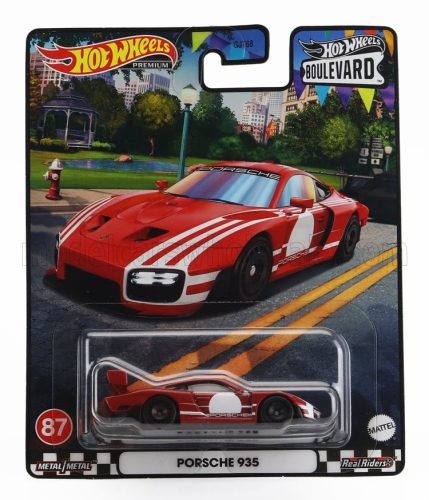 Mattel Hot Wheels - PORSCHE 935/19 (BASE 911 991-2 GT2 RS) 2018 RED WHITE