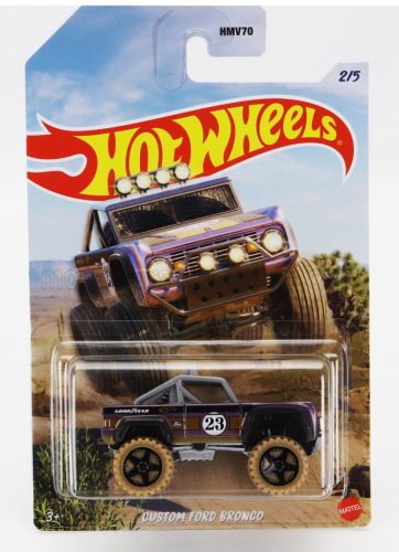 Mattel Hot Wheels - FORD USA BRONCO N 23 BAJA 2021 PURPLE