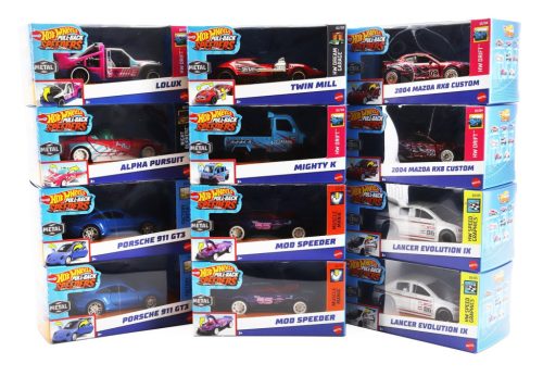 Mattel Hot Wheels - MITSUBISHI SET ASSORTMENT 12 PIECES SPEEDERS SERIES VARIOUS