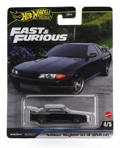 Mattel Hot Wheels - NISSAN SKYLINER GT-R BNR32 1992 - FAST & FURIOUS 7 2015 BLACK