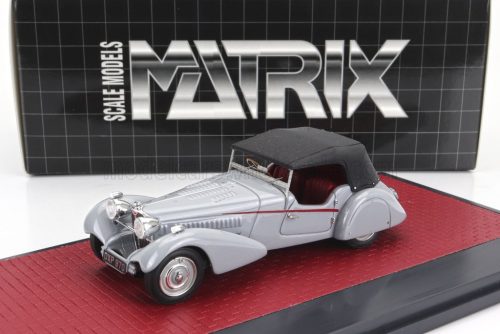 Matrix Scale Models - BUGATTI T57SC ROADSTER VANDEN PLAS CLOSED 1938 GREY BLACK